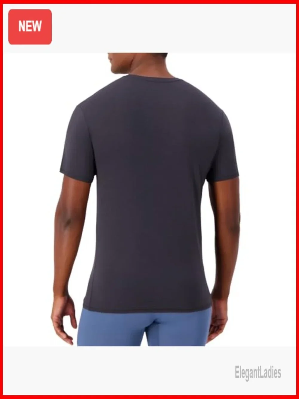 Men's Slim Fit Bamboo Viscose Undershirt 2-Pack, Moisture-Wicking
